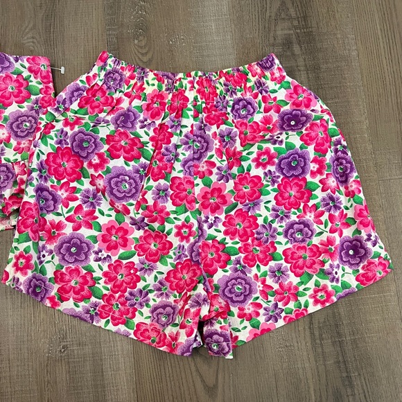 Deadstock NWT Vtg. Girls Floral 2-piece Set 100% Cotton - Picture 6 of 6